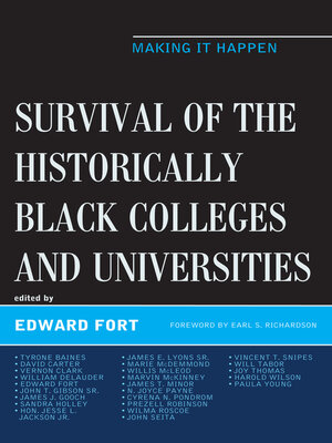 cover image of Survival of the Historically Black Colleges and Universities